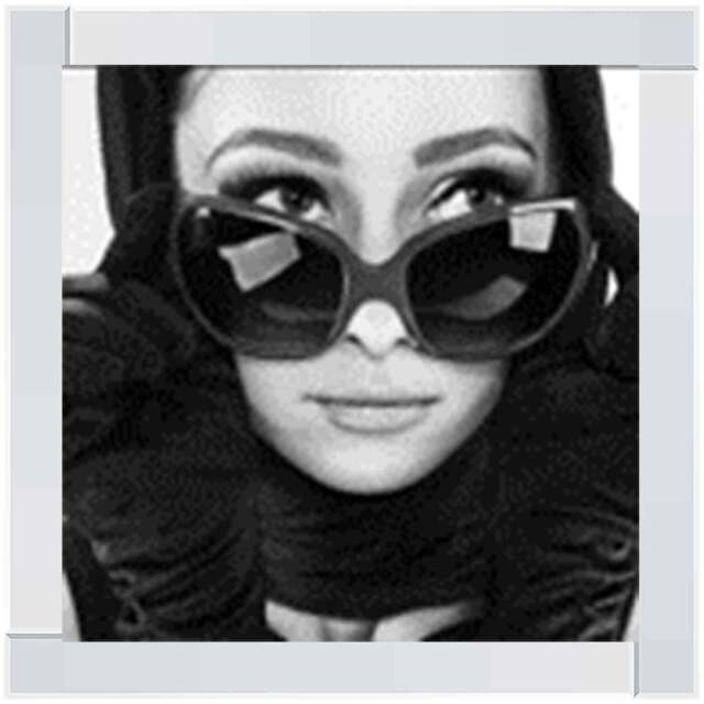 IC273 Audrey Hepburn black and white