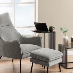 Strington Tall Side Table in Black - thumbnail 2