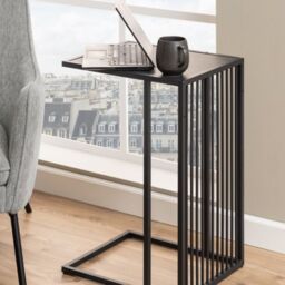 Strington Tall Side Table in Black - thumbnail 1
