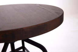 Barrington Foundry Bar Table – Walnut & Black Metal - thumbnail 2