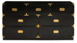 Juniper Black Mango Wood Chest – 7 Drawer - thumbnail 1