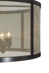 Ether Floor Lamp – Black Finish with Gold Accents - thumbnail 4