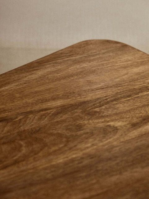 Knutsford Natural Finish Mango Wood Coffee Table – Contemporary Wooden Coffee Table - image 1
