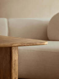 Knutsford Natural Finish Mango Wood Coffee Table – Contemporary Wooden Coffee Table - thumbnail 3