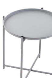 Wilmslow White Top Side Table – Contemporary Side Table - thumbnail 4