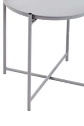 Wilmslow White Top Side Table – Contemporary Side Table - thumbnail 3