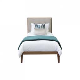 Calla Bed – Elegant Wooden Bed Frame in Walnut or Natural Finish - thumbnail 2