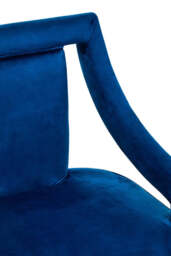 Cavelle Midnight Blue Velvet Chair - thumbnail 5