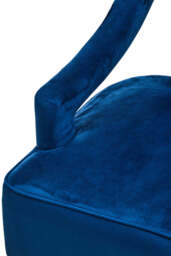 Cavelle Midnight Blue Velvet Chair - thumbnail 3