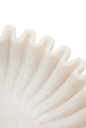 Suncrest Fluted Marble Bowl – White (Small) - thumbnail 4