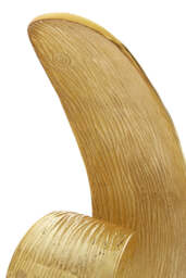 Breeze Gold Finish Curl Sculpture - thumbnail 3