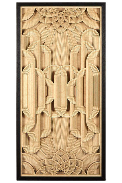 Horizon Deco Wood Carving Wall Art - image 1
