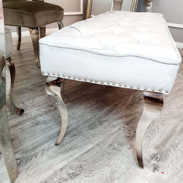Louis Dining Bench ALL COLOURS - image 1
