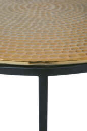Calypso Hammered Metal Tables – Nest of Three - thumbnail 3