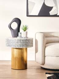 Black Delmorae Two Marble Candle Way And White Holder - thumbnail 6