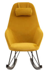Aura Rocking Chair – Yellow - thumbnail 1