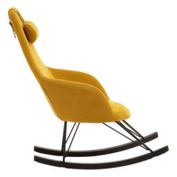 Aura Rocking Chair – Yellow - thumbnail 6