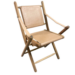 Norvale Campaign Chair - Natural - thumbnail 4