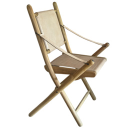 Norvale Campaign Chair - Natural - thumbnail 5