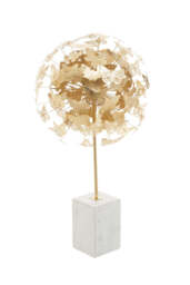Breeze Gold Finish Butterfly Sculpture - thumbnail 1