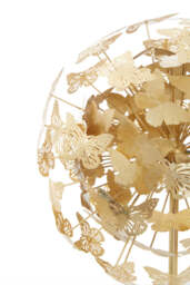 Breeze Gold Finish Butterfly Sculpture - thumbnail 3