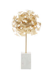 Breeze Gold Finish Butterfly Sculpture - thumbnail 5