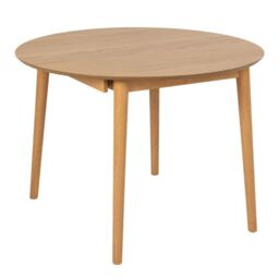 Montreux Round Extending Dining Table in Oak - thumbnail 3