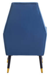 Linea Midnight Blue Velvet Button Detail Chair - thumbnail 6