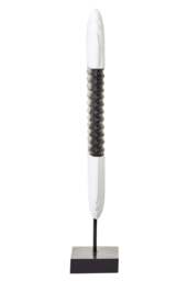 and Sculpture Black Wood Harbour Oblong White Mango - thumbnail 4