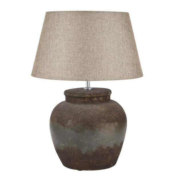 Castello Aged Stone Ceramic Accent Lamp - image 1