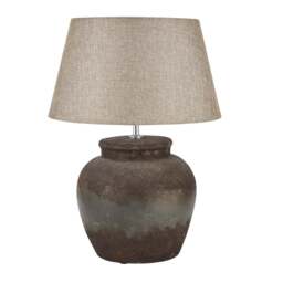 Castello Aged Stone Ceramic Accent Lamp - thumbnail 1