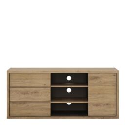 Shetland 1 Door 3 Drawer TV Cabinet - thumbnail 3