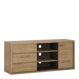 Shetland 1 Door 3 Drawer TV Cabinet - thumbnail 1