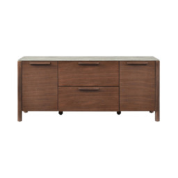 Willow TV Unit – Elegant Wooden Media Console with Storage - thumbnail 1