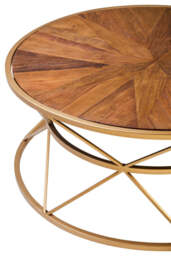 Carlton Round Marble Coffee Table - thumbnail 3