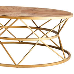 Carlton Round Marble Coffee Table - thumbnail 4