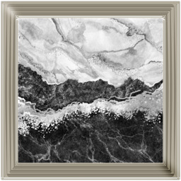 AB151 Abstract Black & Grey IV - thumbnail 3
