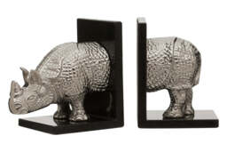 Fairford Rhino Bookends – Set of 2 - thumbnail 3