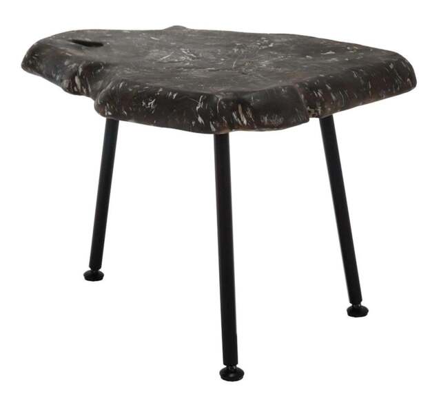 Yarrowen Teak Slice Side Table