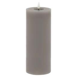 A Glowing Sculpture: Melt Effect Grey LED Wax Candl - thumbnail 1