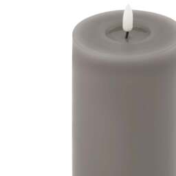 A Glowing Sculpture: Melt Effect Grey LED Wax Candl - thumbnail 2