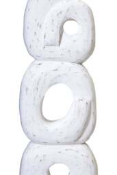 Rustic Wood Sculpture Ring Mango White Harbour - thumbnail 2