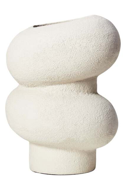 Bubble White Small Textured Montrelle Vase - image 1