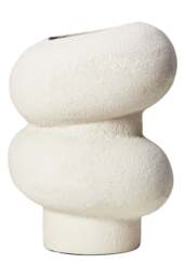 Bubble White Small Textured Montrelle Vase - thumbnail 1