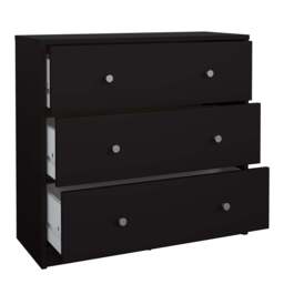 May Chest of 3 Drawers in Black - thumbnail 5