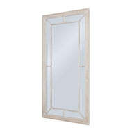 Large Window Mirror with Washed Wood Frame - thumbnail 2