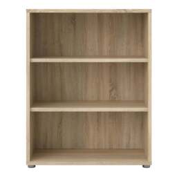 Prima Bookcase 2 Shelves in Oak - thumbnail 2
