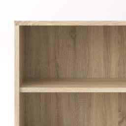 Prima Bookcase 2 Shelves in Oak - thumbnail 5