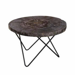 Trevior Wood Round Coffee Table - thumbnail 2
