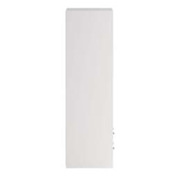 Line Wardrobe with 2 Sliding Doors and 4 Drawers in White - thumbnail 4